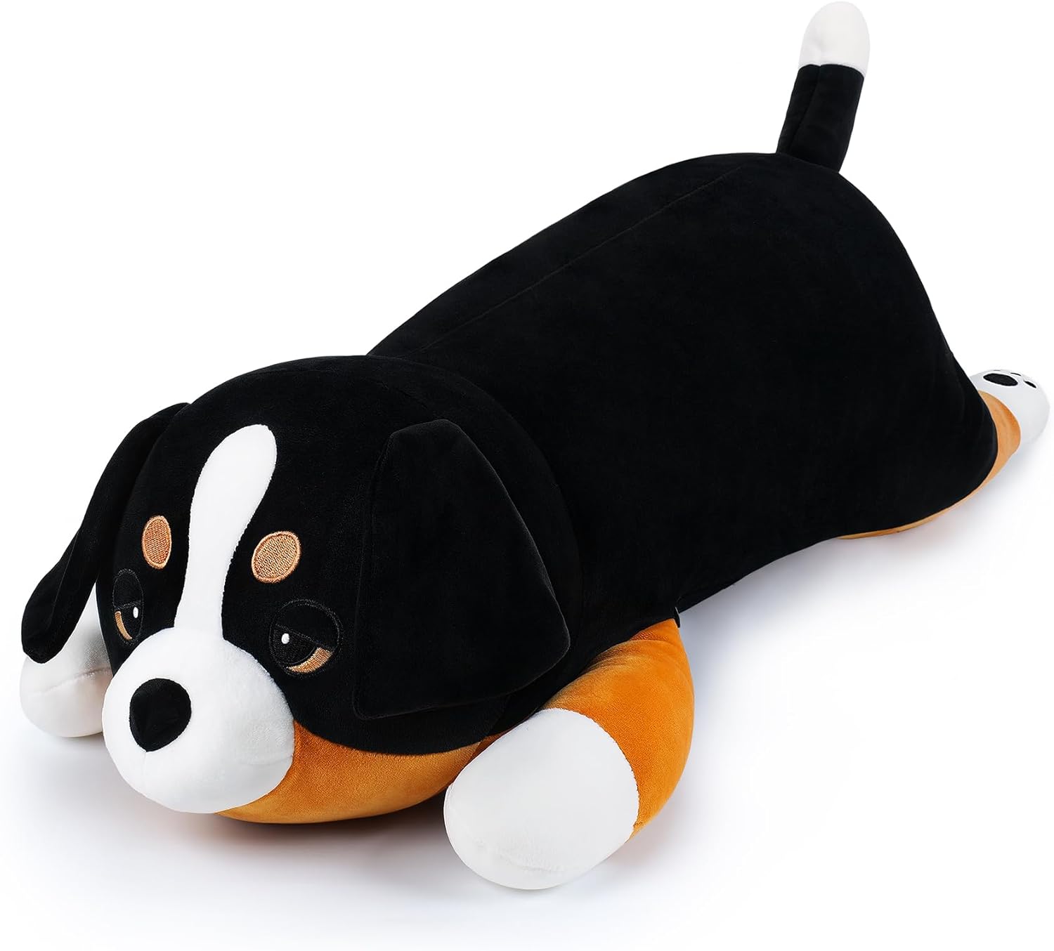 30'' Giant Bernese Mountain Dog Plush Stuffed Animal- Bernese Mountain Dog Plush Pillow Plushies, Large Sleeping Stuffed Animals Plushie Toy, Big Body Pillow Birthday Gifts for Kids Girls Boys