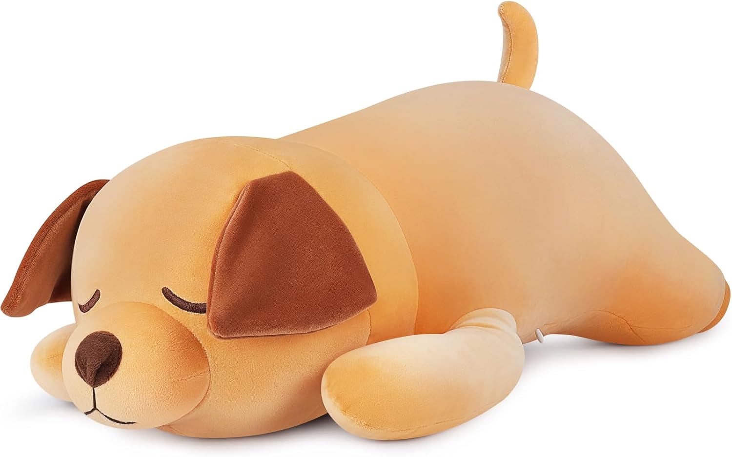 30'' Giant Labrador Plush Stuffed Animal- Labrador Plush Pillow Plushies, Large Sleeping Labrador Plush Toy, Cute Hugging Plush Pillow, Room Decor Christmas Birthday Gifts for Kids Girls Boys