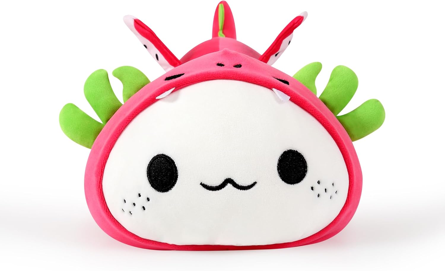 Cute Plush, 19" Soft Large Stuffed Animals Big Axolotl Pitaya Plush Pillow, Kawaii Plushie Toy for Kids (Axolotl Dragonfruit B, 19") - Image 2