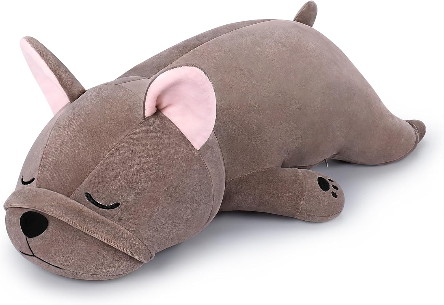 Auspicious beginning 30'' Giant French Bulldog Plush Stuffed Animal- French Bulldog Dog Plush Pillow Plushies, Large Sleeping Body Pillow Dog Plushie Toy, Christams Birthday Gifts for Kids Girls Boys